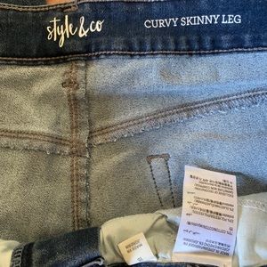 Style & Co. curvy skinny leg jeans